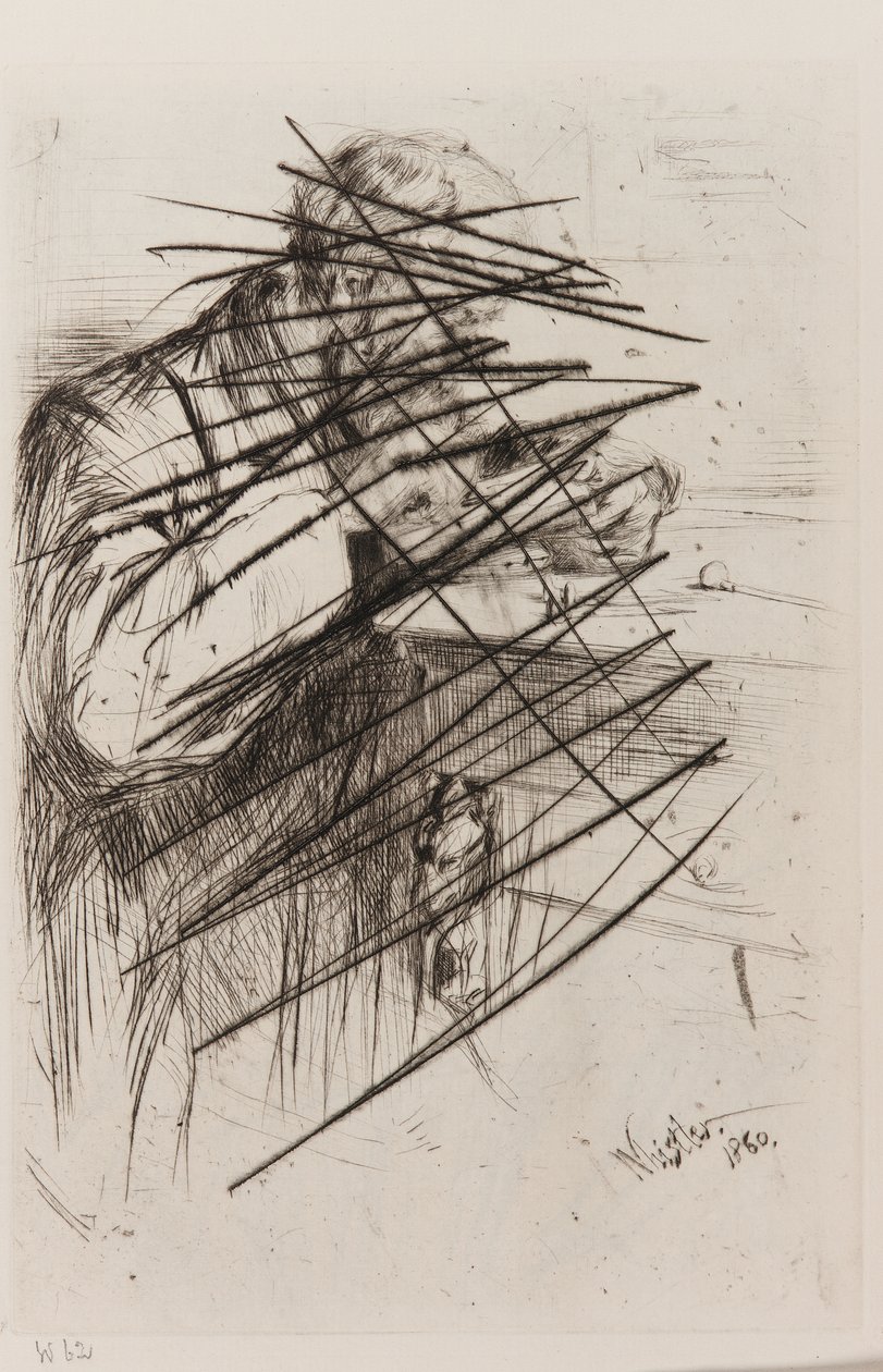 Riault (Der Holzstecher) von James Abbott McNeill Whistler