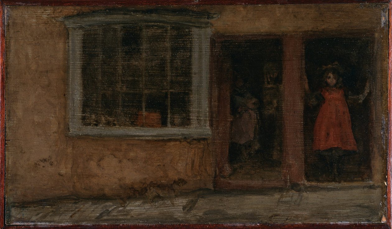 Rose und Rot: Der Friseursalon, Lyme Regis von James McNeill Whistler
