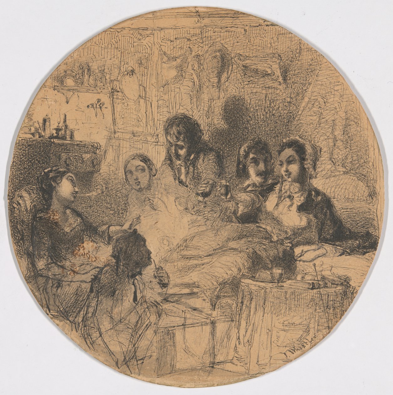 Szene aus dem böhmischen Leben von James McNeill Whistler