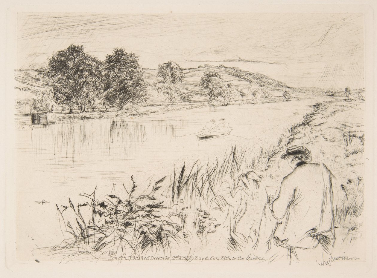 Skizzieren, Nr. 1 von James McNeill Whistler
