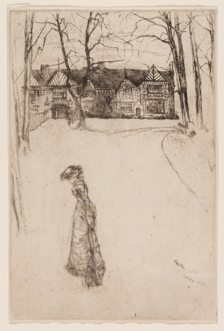 Speke Hall: Die Allee von James Abbott McNeill Whistler