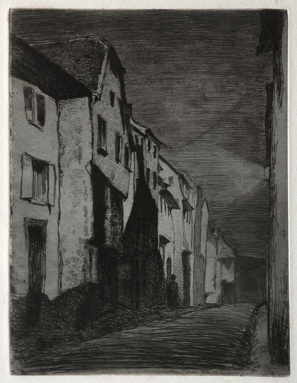 Straße in Saverne von James McNeill Whistler