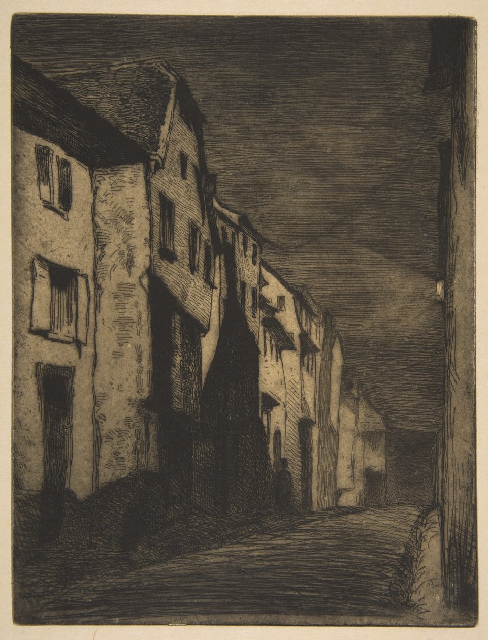 Straße in Saverne von James McNeill Whistler