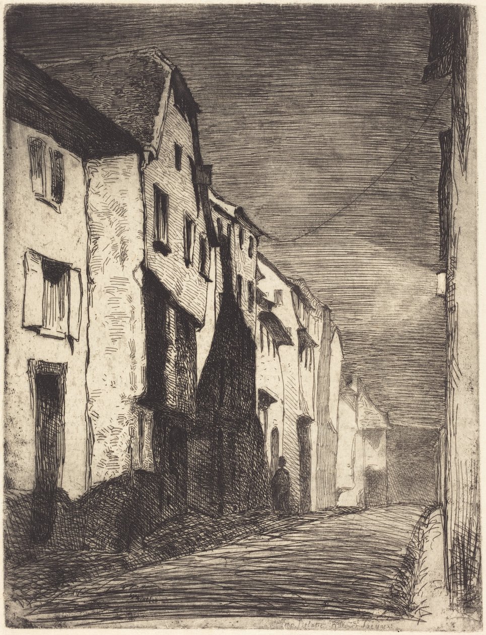 Straße in Zabern von James McNeill Whistler