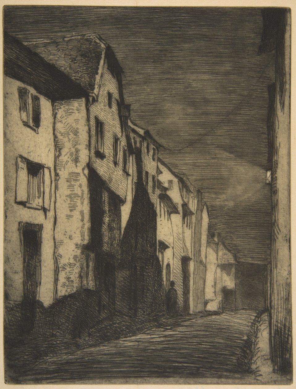 Straße in Saverne von James McNeill Whistler