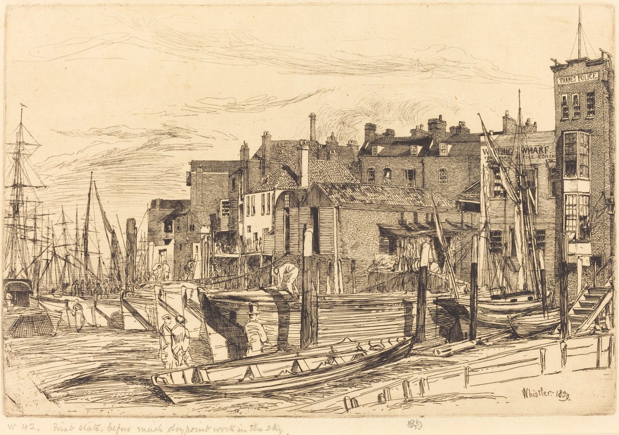 Thames-Polizei von James Abbott McNeill Whistler