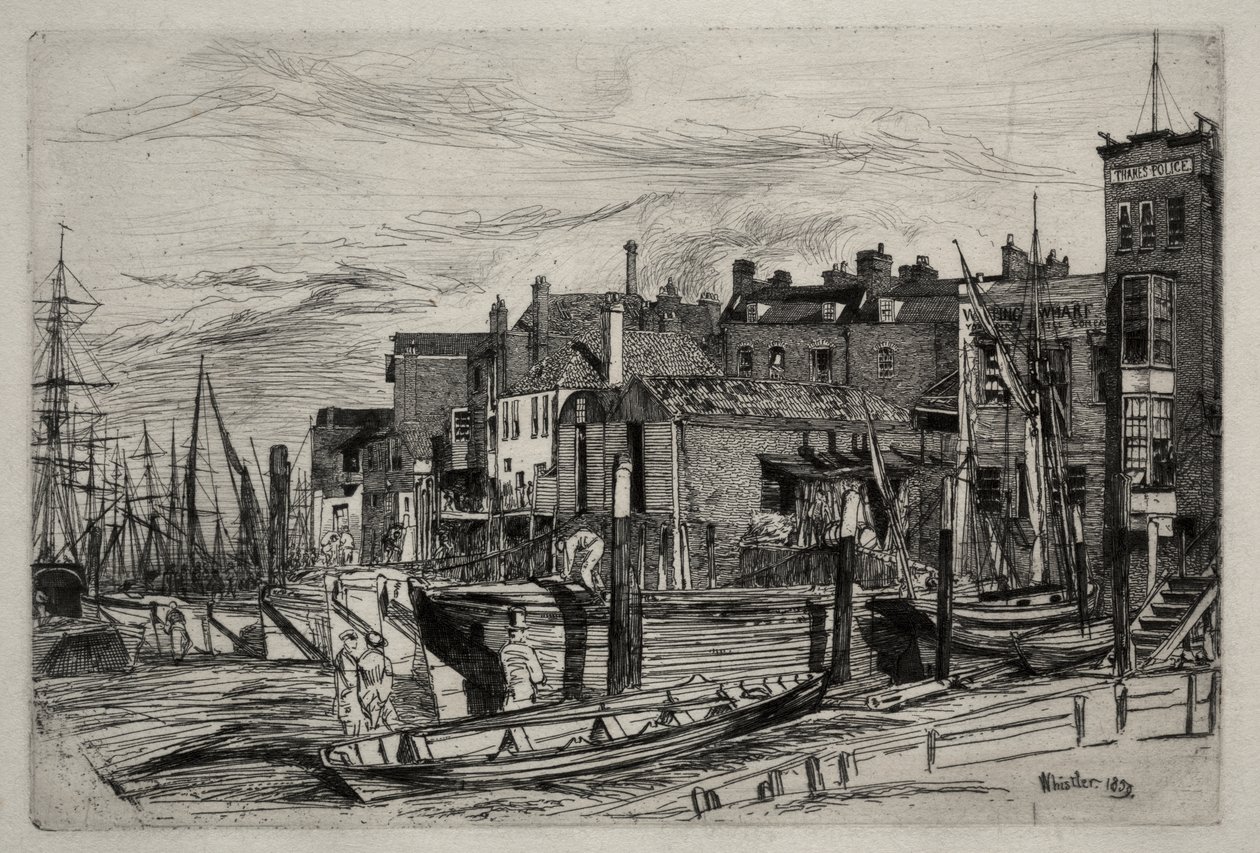 Themsepolizei von James McNeill Whistler
