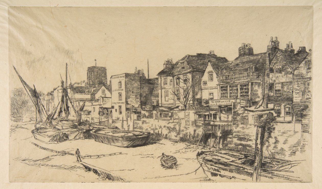 Die "Adam und Eva," Old Chelsea von James McNeill Whistler