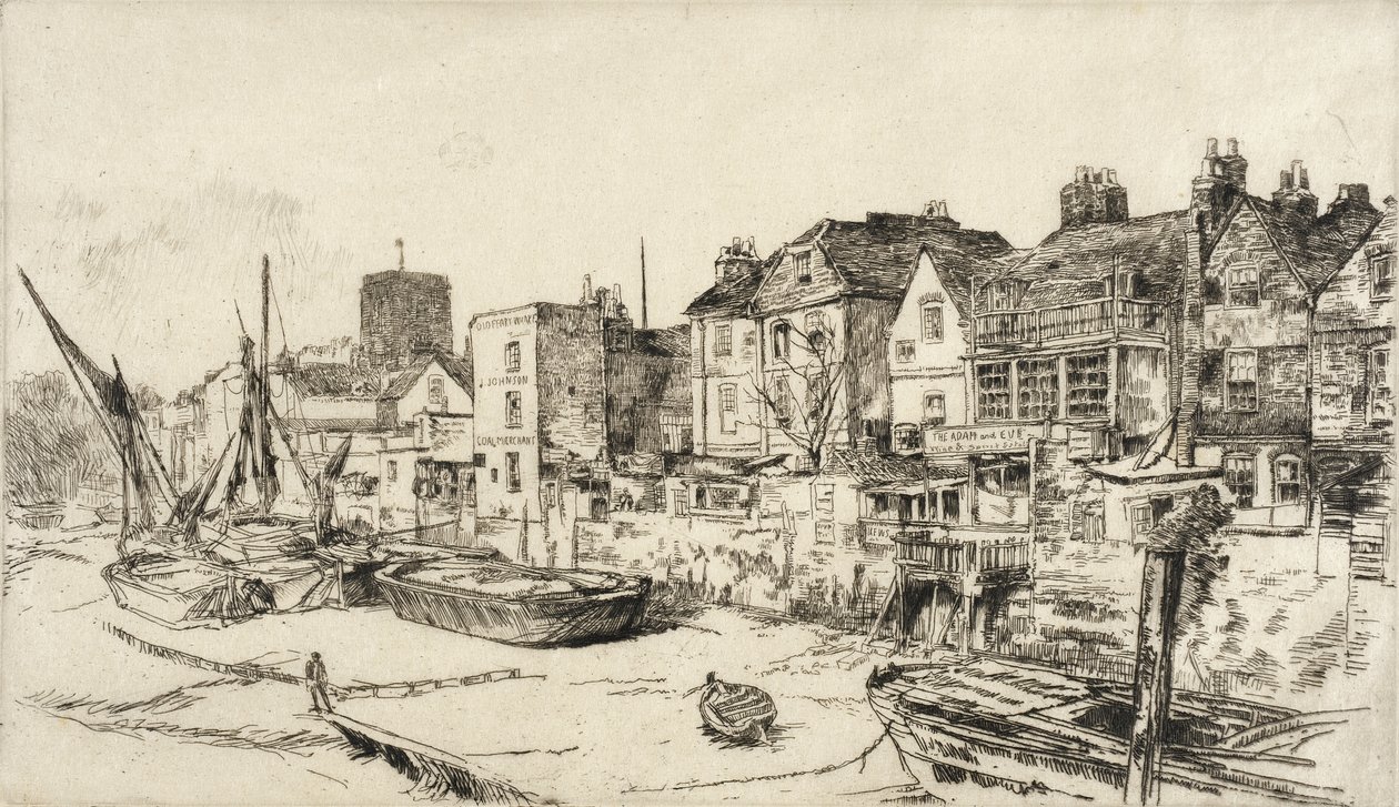 Die "Adam und Eva", Old Chelsea von James McNeill Whistler