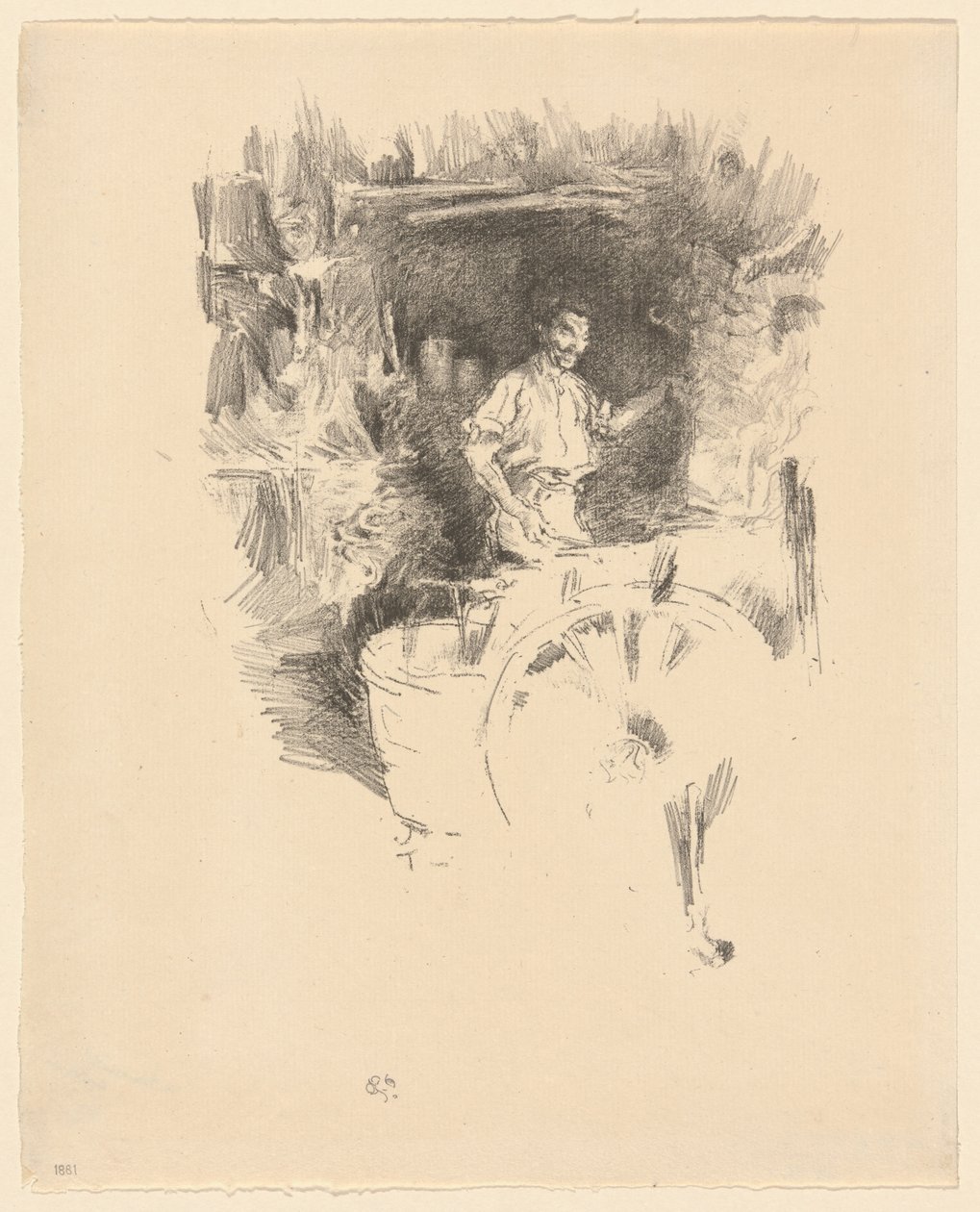 Der Schmied von James Abbott McNeill Whistler