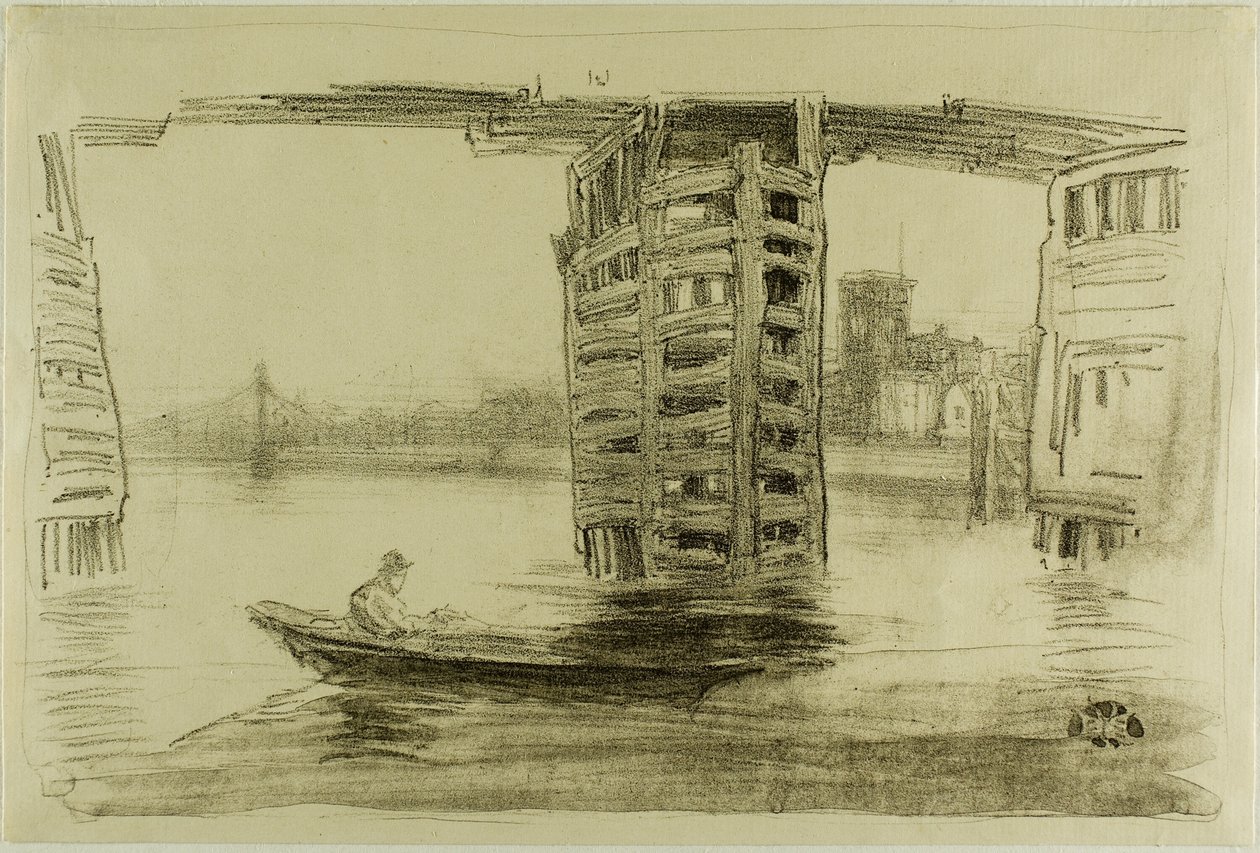 Die breite Brücke von James Abbott McNeill Whistler