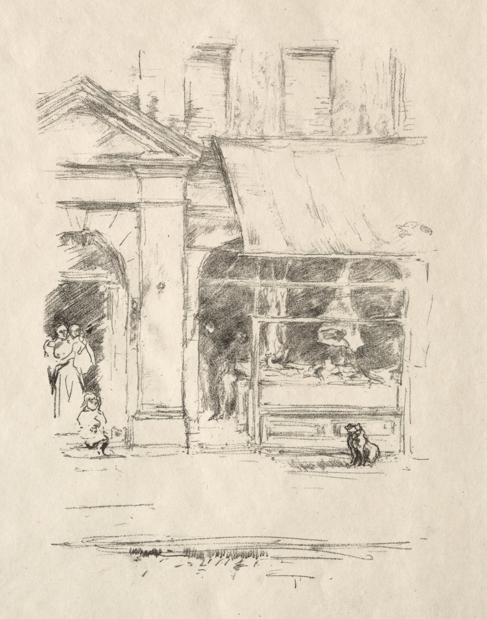 Der Hund des Metzgers von James McNeill Whistler