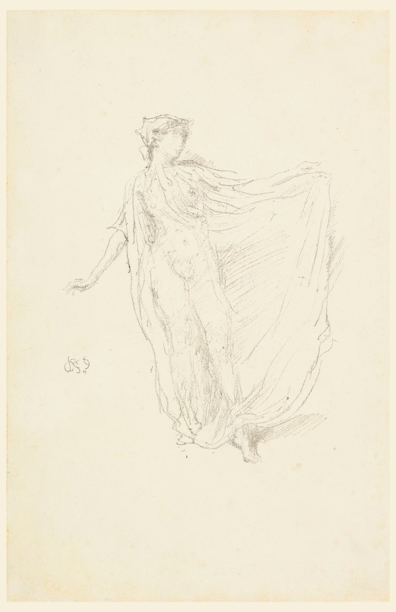 Das tanzende Mädchen, 1890 von James Abbott McNeill Whistler