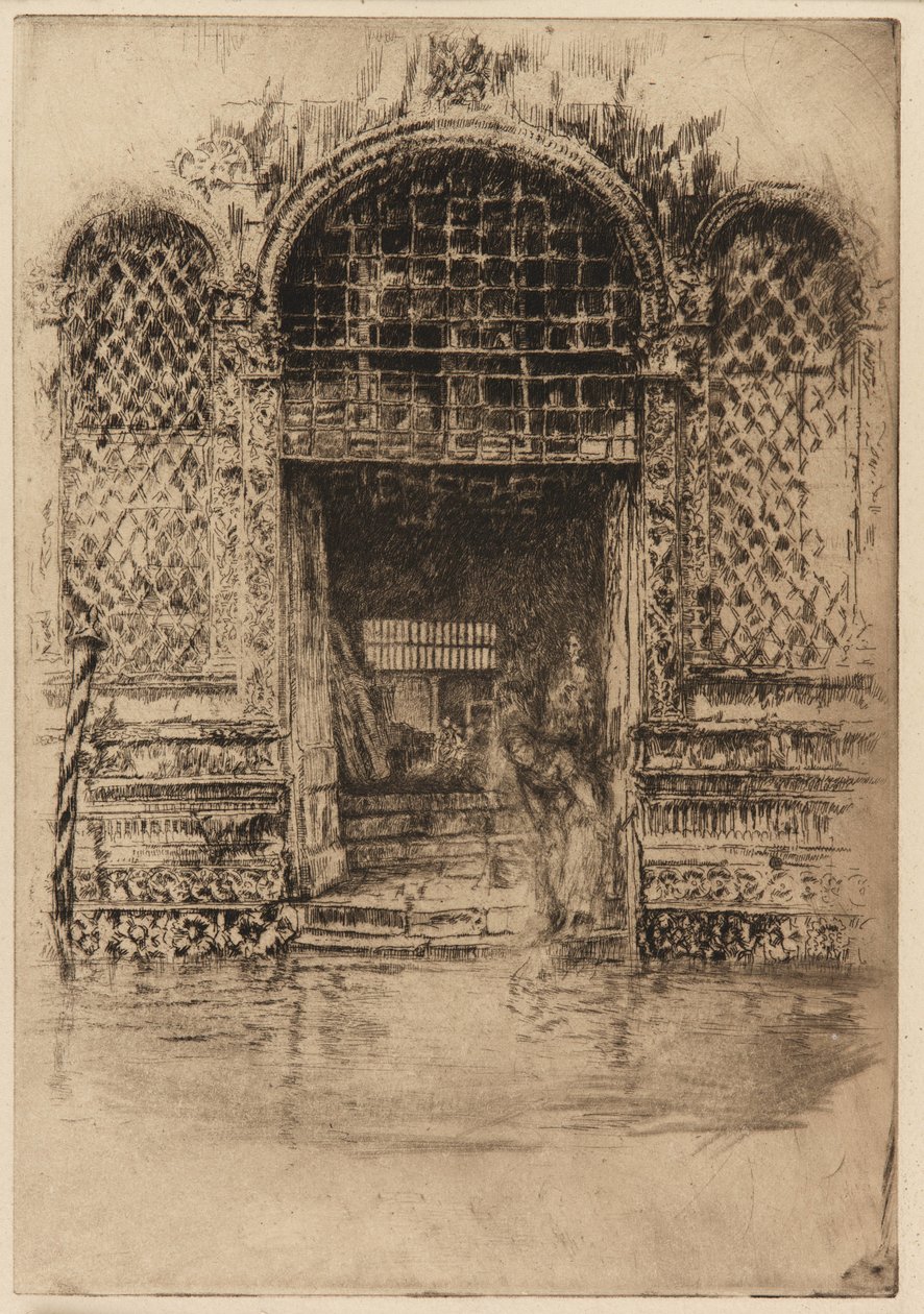 Die Türöffnung von James Abbott McNeill Whistler