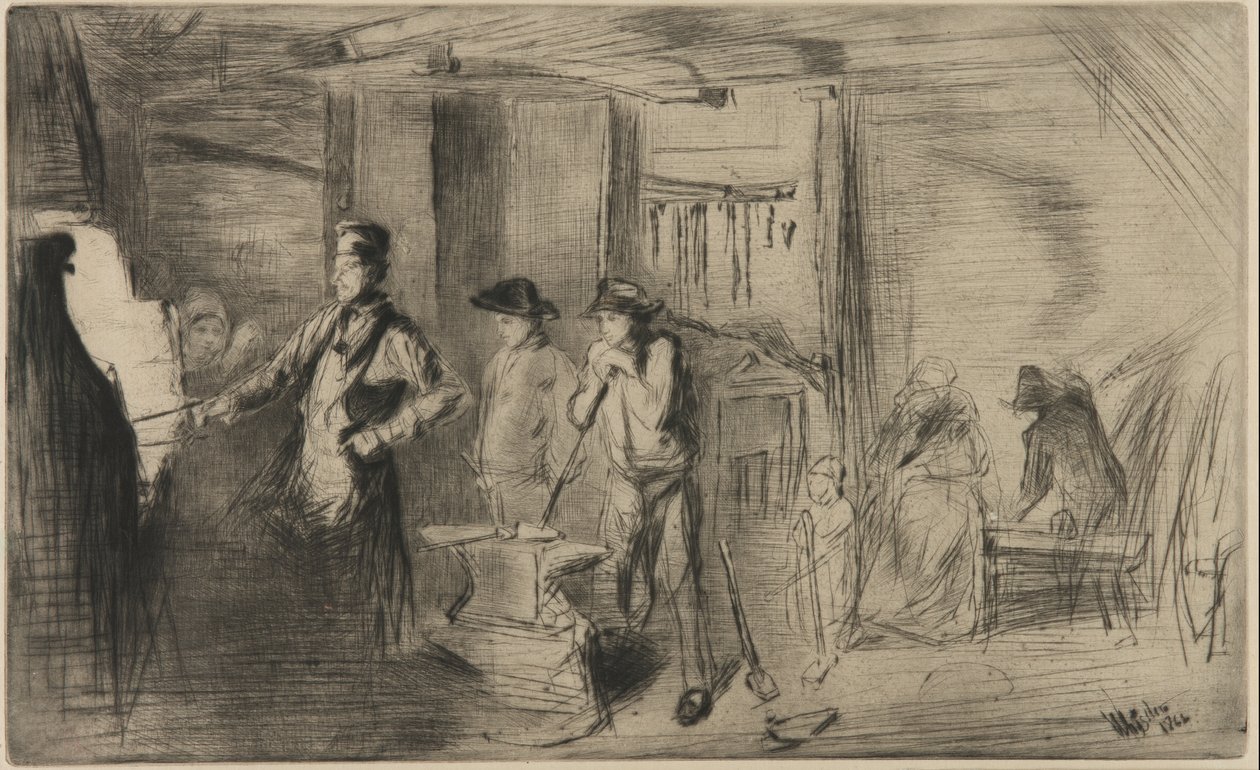 Die Schmiede von James Abbott McNeill Whistler