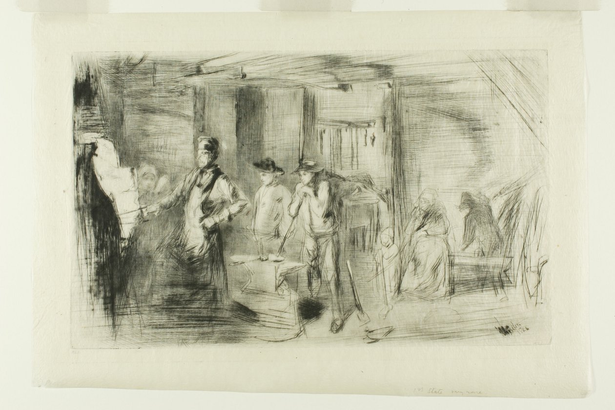 Die Schmiede von James Abbott McNeill Whistler