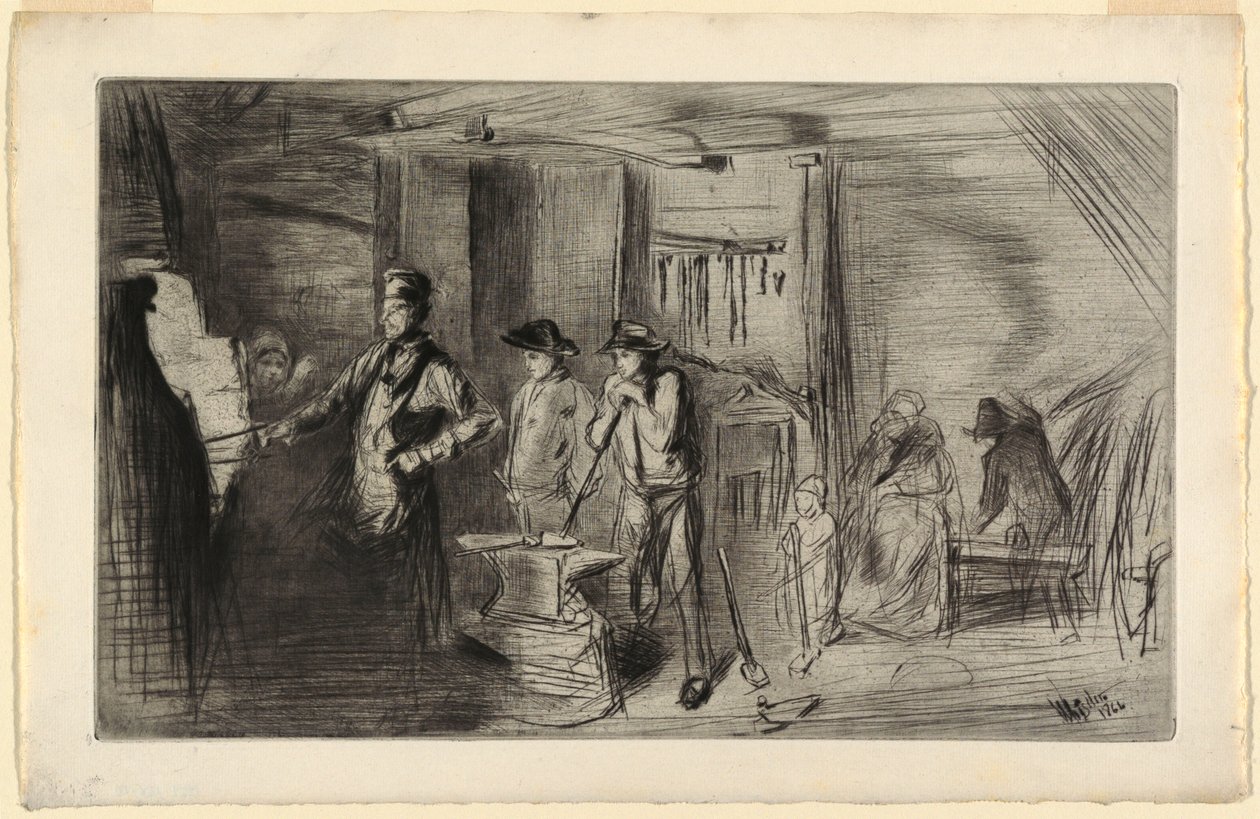 Die Schmiede von James Abbott McNeill Whistler