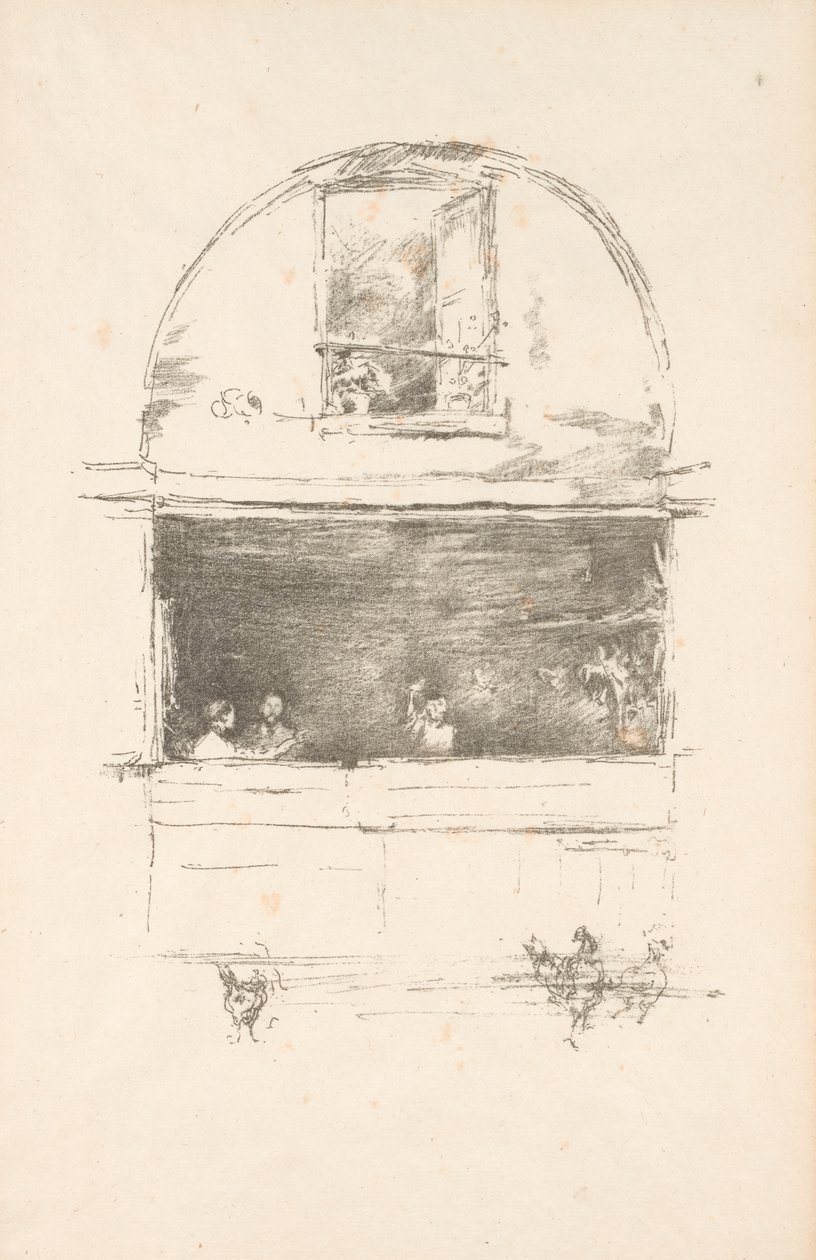 Die Schmiede, Passage du Dragon von James Abbott McNeill Whistler