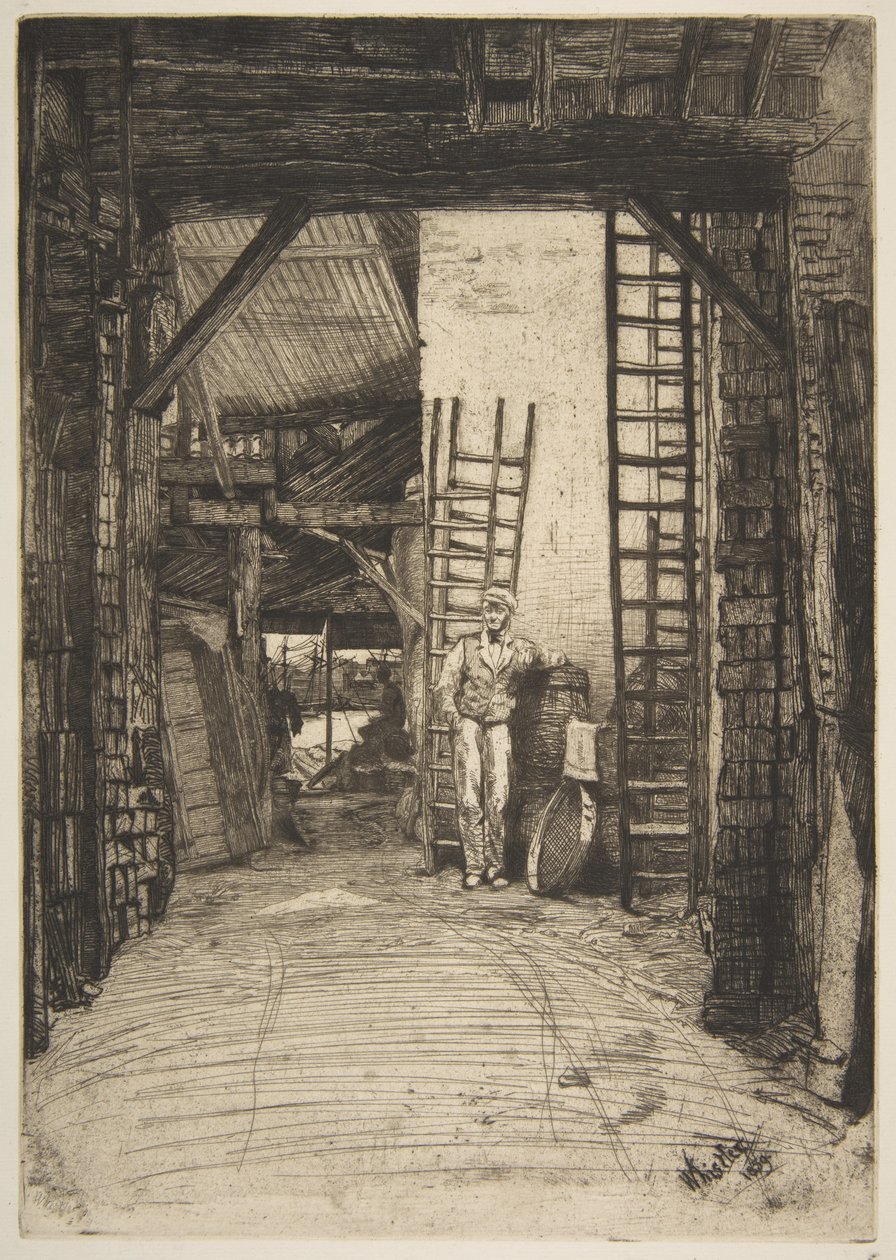 Der Kalkbrenner (W. Jones, Kalkbrenner, Thames Street) von James McNeill Whistler
