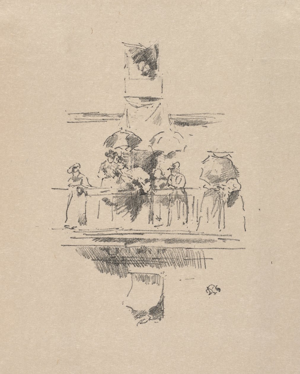 Der kleine Balkon von James McNeill Whistler