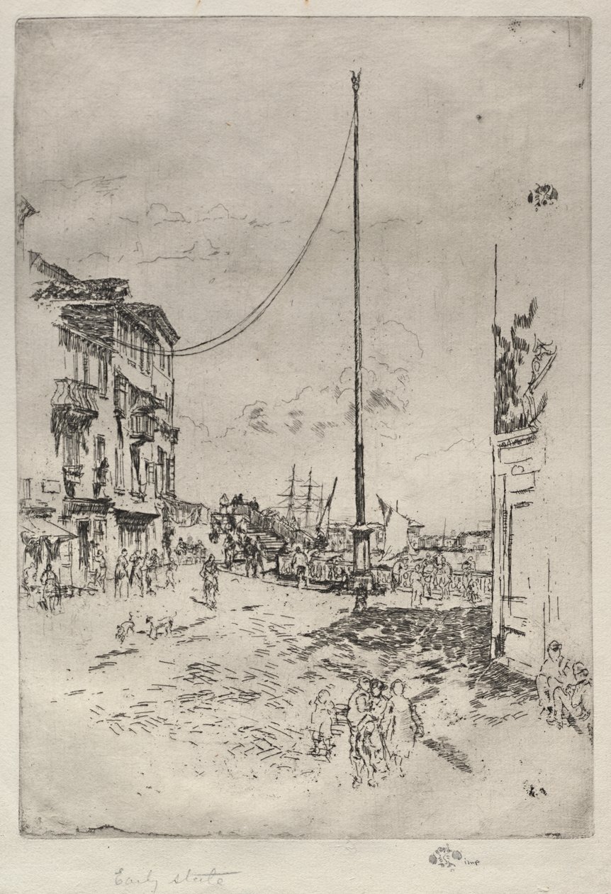 Der kleine Mast von James McNeill Whistler