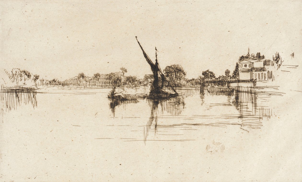 Der kleine Putney, Nr. 2 von James McNeill Whistler