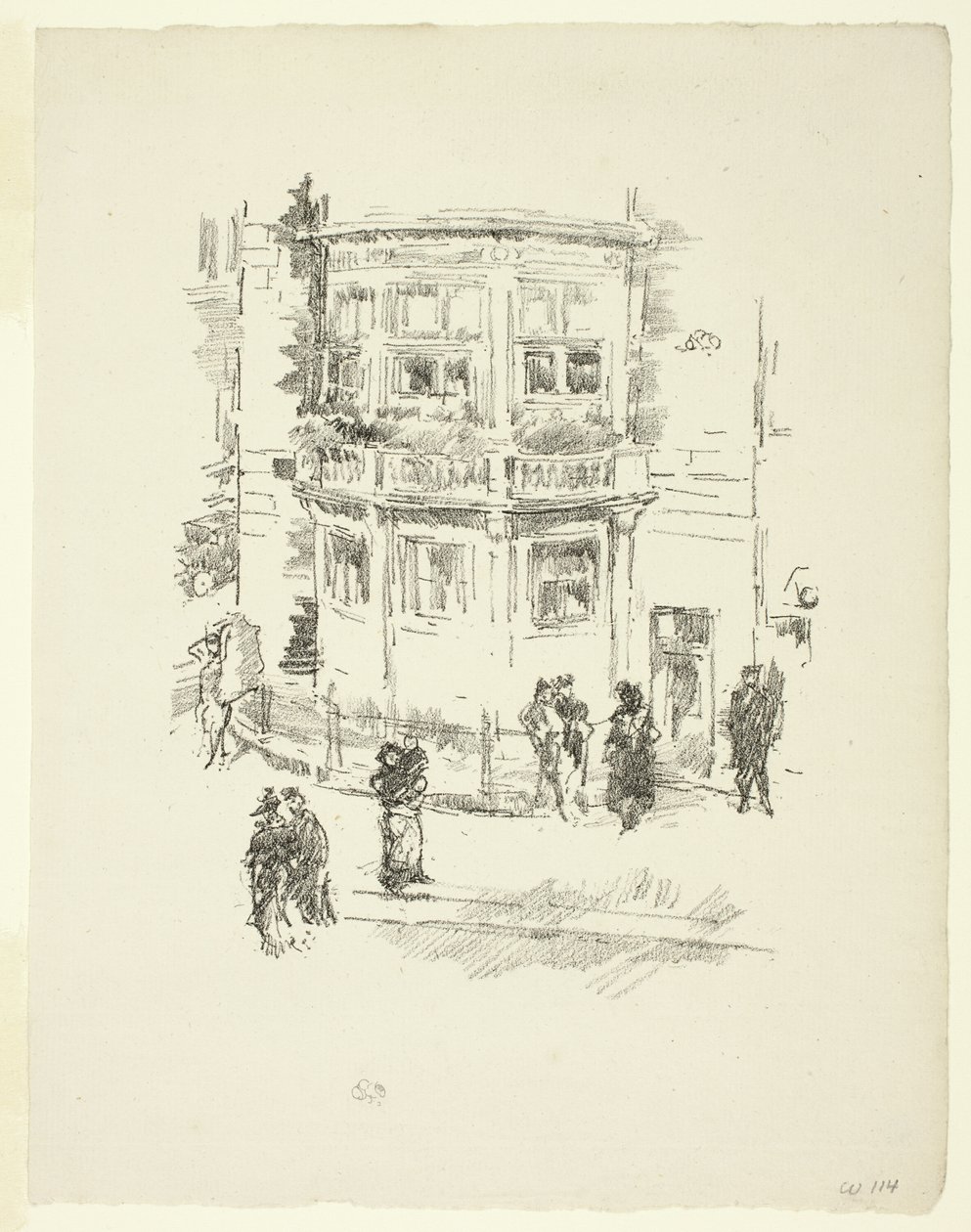 Das Fenster des Direktors, Gaiety Theatre von James McNeill Whistler