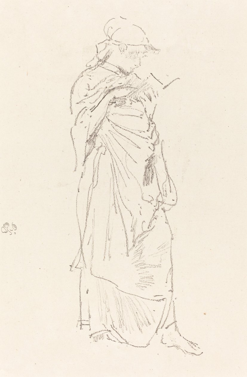 Der Roman: Mädchen beim Lesen von James Abbott McNeill Whistler