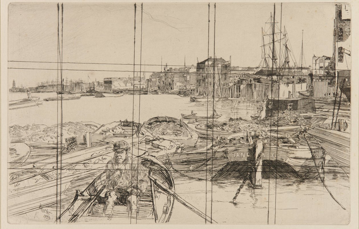 Der Teich von James Abbott McNeill Whistler