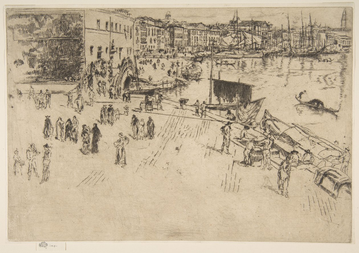 Die Riva, Nr. 1 von James McNeill Whistler