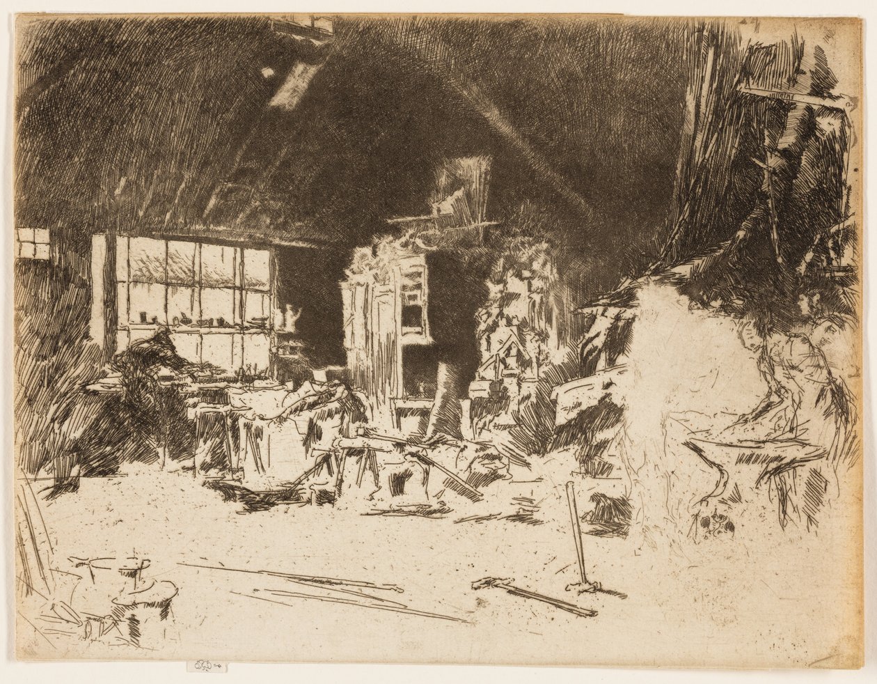Die Schmiede von James Abbott McNeill Whistler