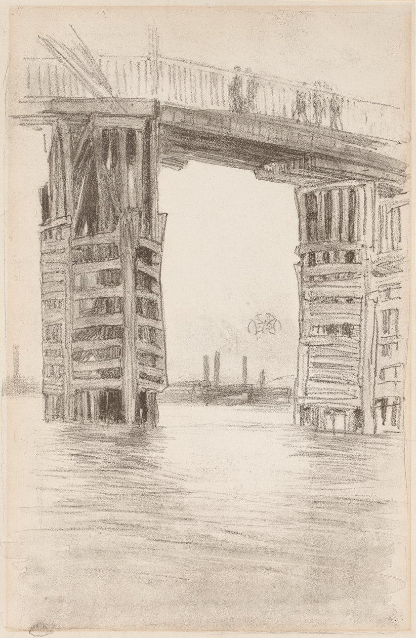 Die Hohe Brücke von James McNeill Whistler