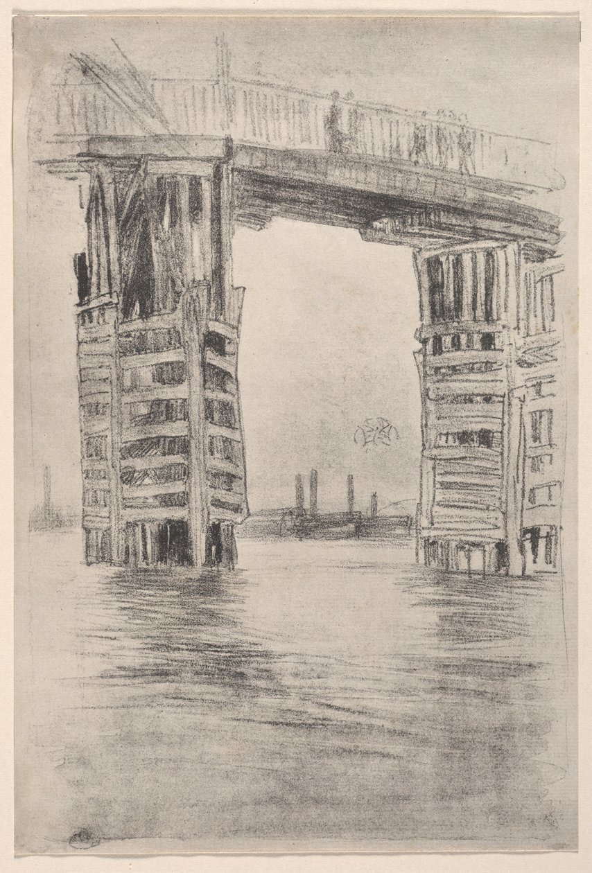 Die Hohe Brücke von James McNeill Whistler