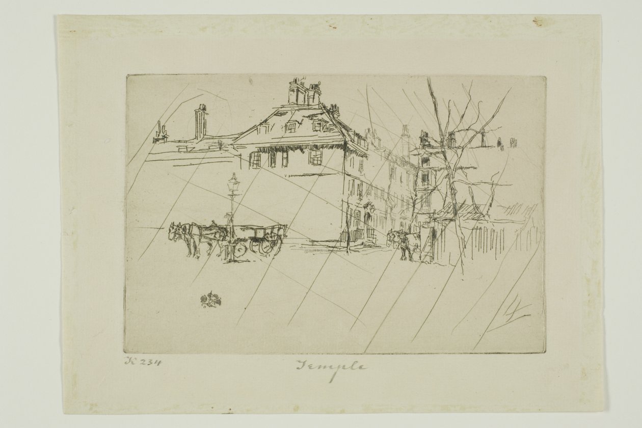 Der Tempel von James Abbott McNeill Whistler