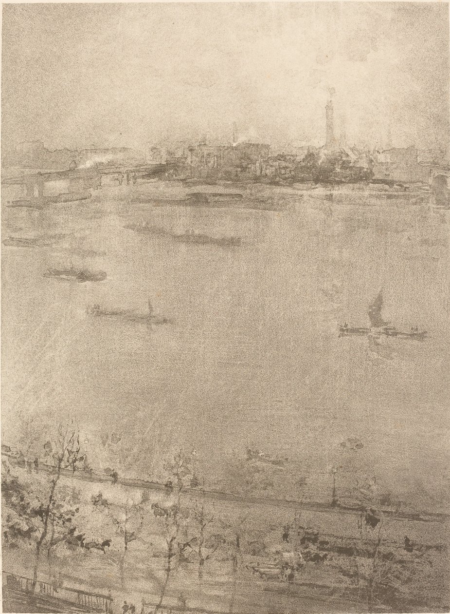 Die Themse von James Abbott McNeill Whistler