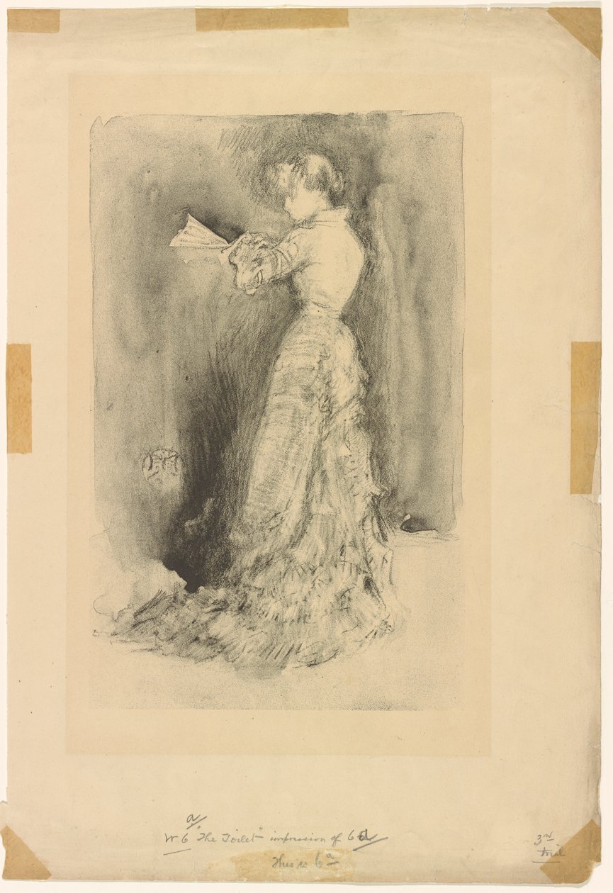 Die Toilette von James Abbott McNeill Whistler