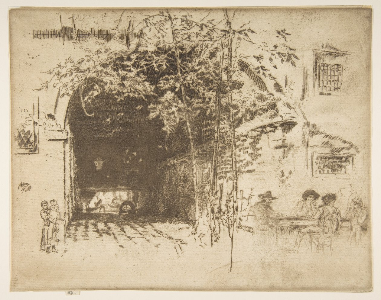 Der Traghetto, Nr. 2 von James McNeill Whistler
