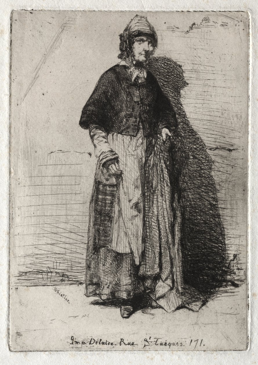 Zwölf Radierungen aus der Natur: La Mère Gérard von James McNeill Whistler