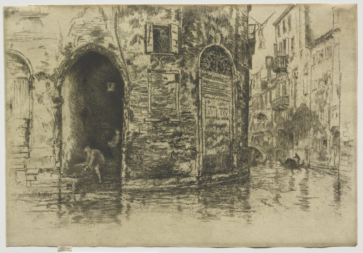 Zwei Türöffnungen von James McNeill Whistler