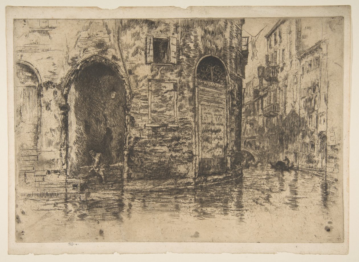 Zwei Türöffnungen von James McNeill Whistler