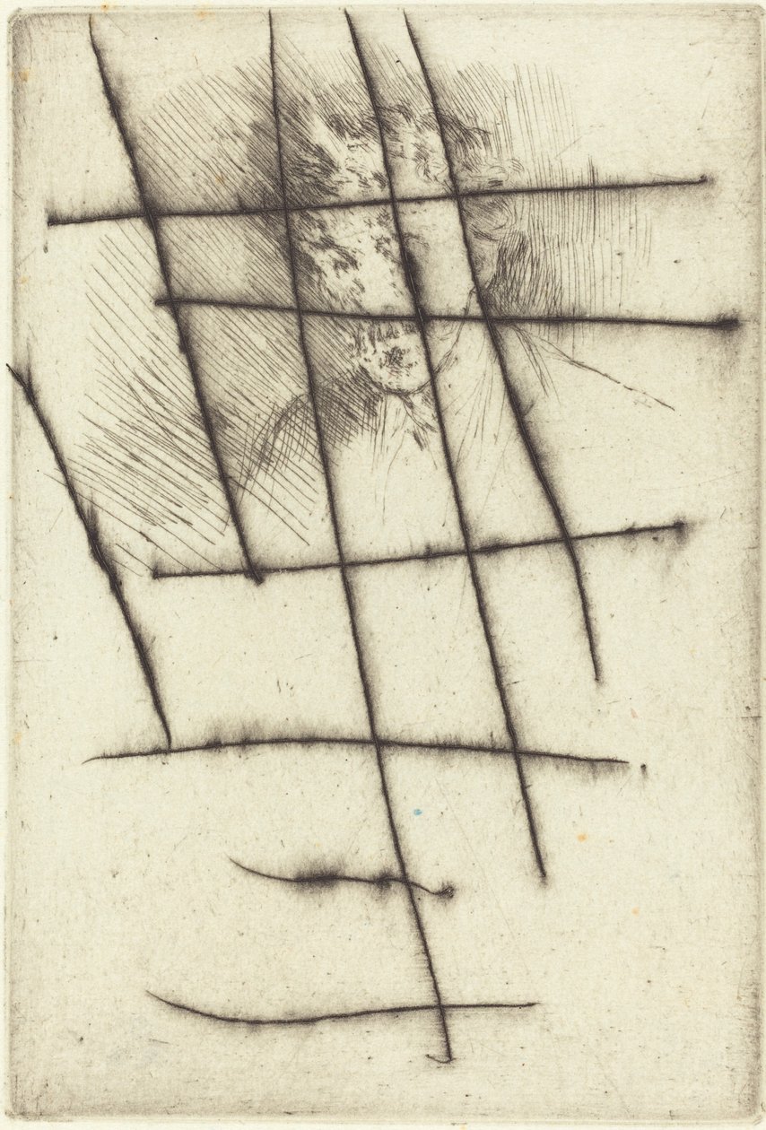 Whistler mit der weißen Locke von James Abbott McNeill Whistler