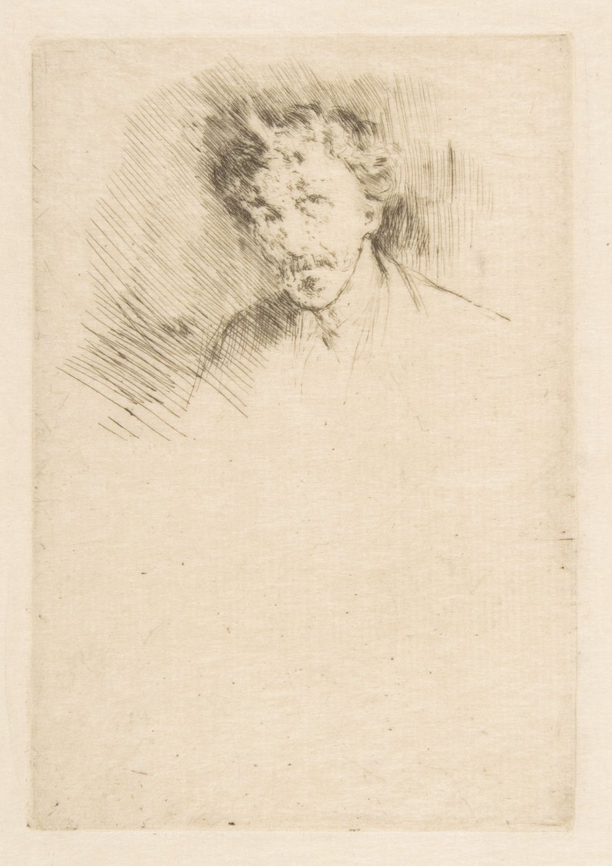 Whistler mit der weißen Haarlocke von James McNeill Whistler