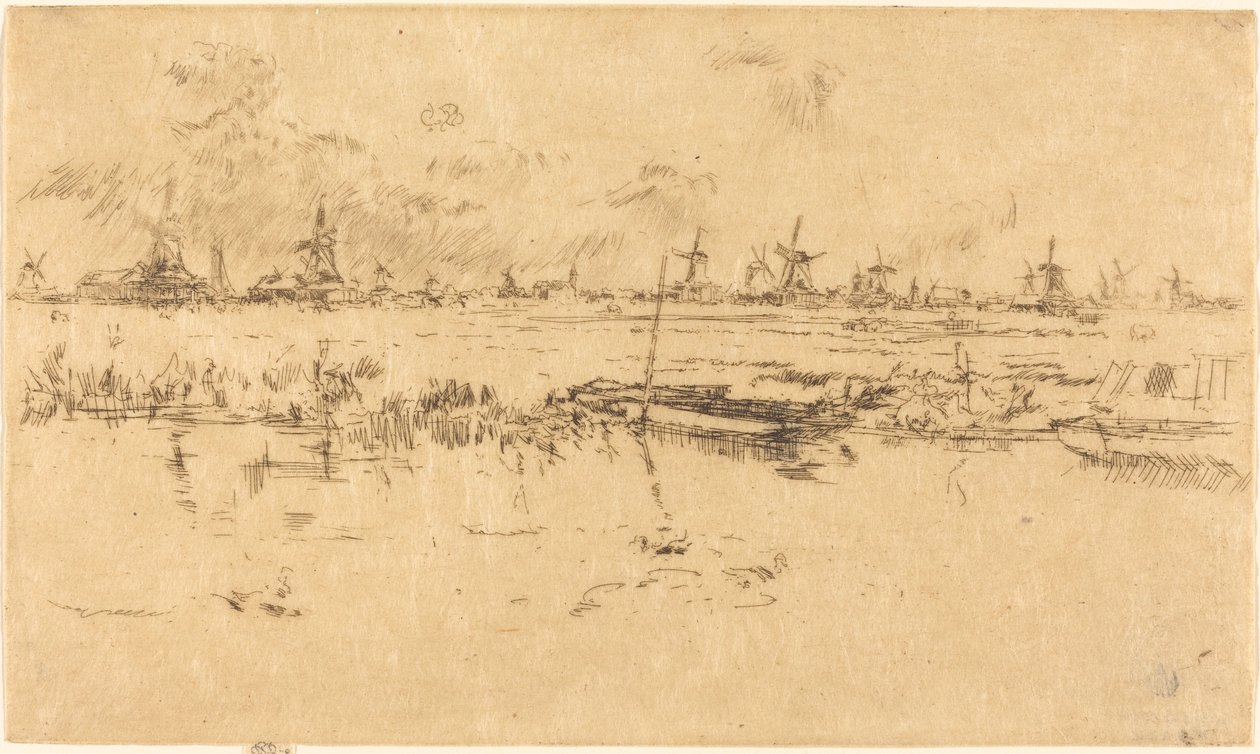 Zaandam von James Abbott McNeill Whistler