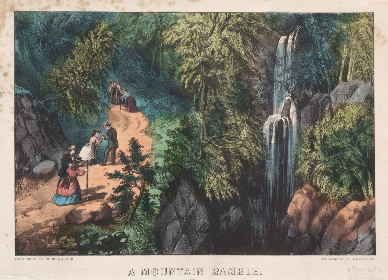 Ein Bergspaziergang, ca. 1872-74 von James Merritt Ives