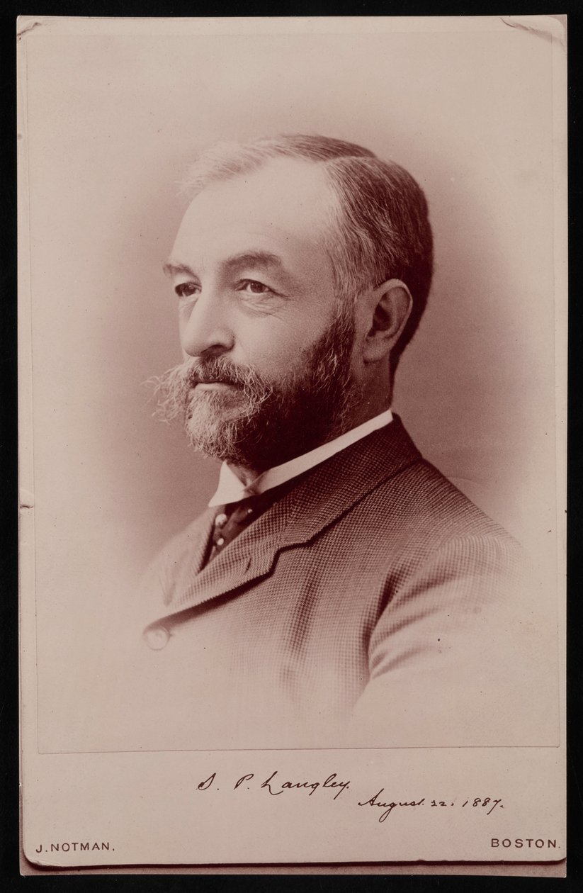 Porträt von Samuel Pierpont Langley 1834-1906, 22. August 1887 von James Notman