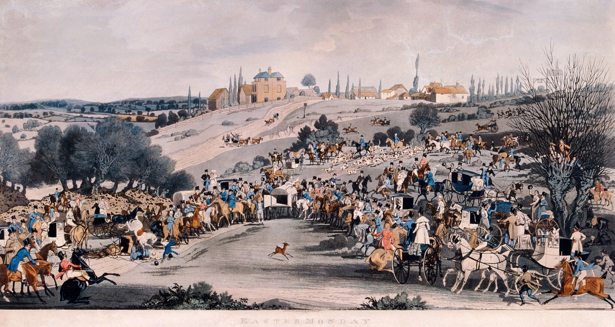 Ostermontag, 1820 - Epping Forest, Essex von James Pollard