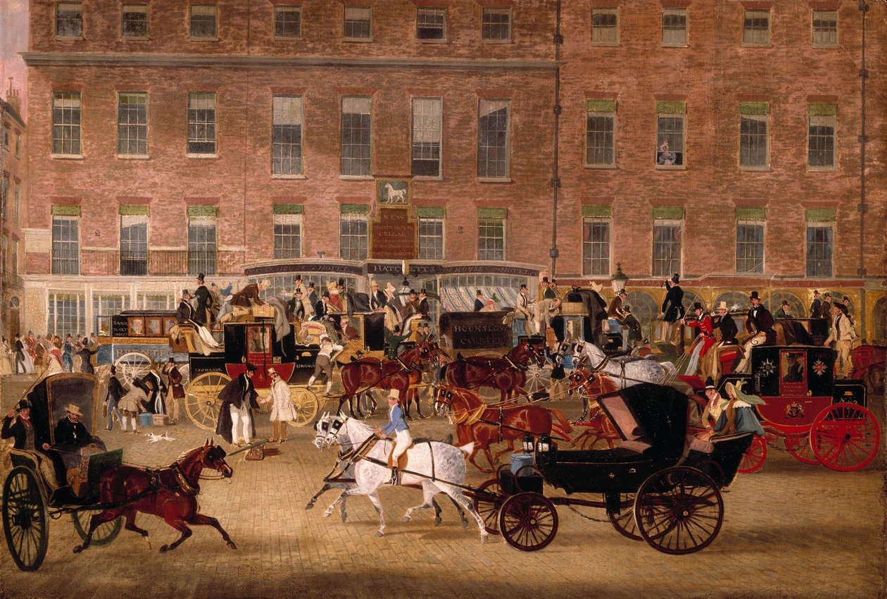 Hatchetts - der Weiße Pferdekeller, Piccadilly von James Pollard