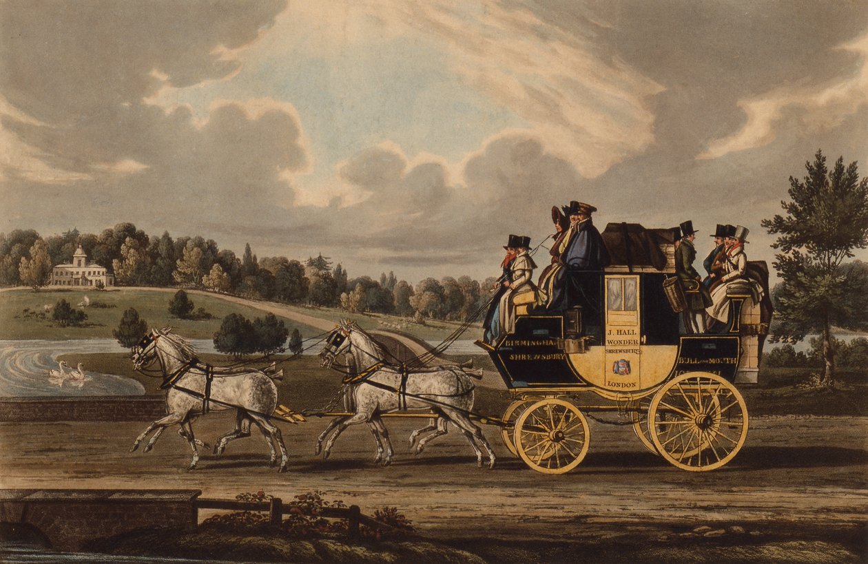 Die Birmingham Wonder Stage Coach von James Pollard