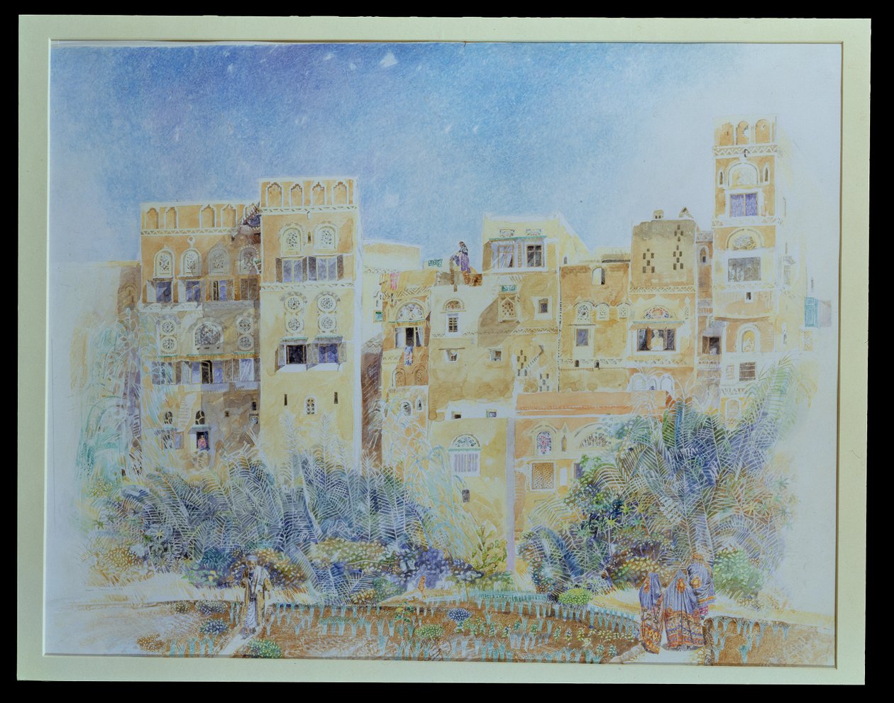 Küchengarten, Sanaa, Nordjemen, 1975 von James Reeve