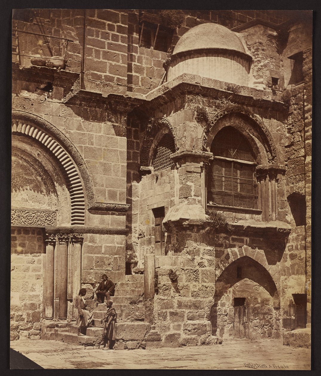 Vorhalle der Grabeskirche. Jerusalem [Jerusalem. Grabeskirche - Frankenkapelle] von James Robertson